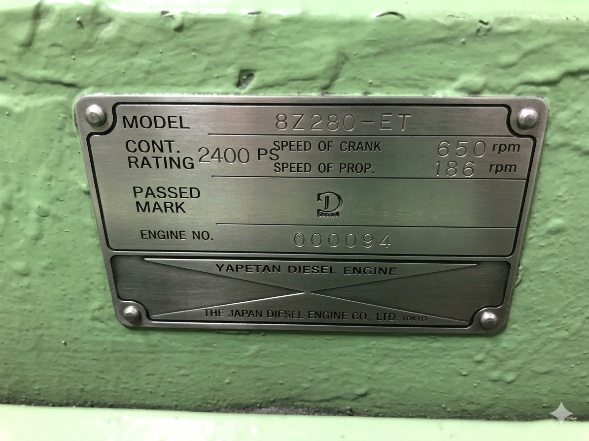 YANMAR 8Z280L 6Z280L ENGINE / GENERATOR